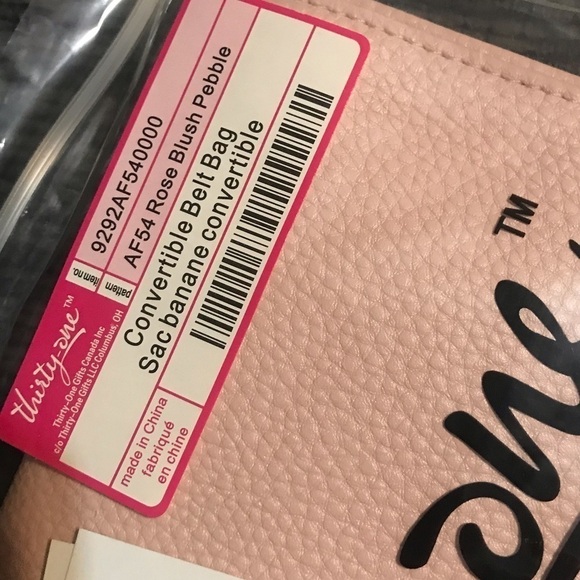 Convertible Belt Bag Rose Blush - Picture 4 of 5